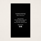 Entraîneur cycliste / instructeur de rotation (Dos)