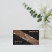 Entraîneur de baseball | Carte de visite de base-b (Debout devant)