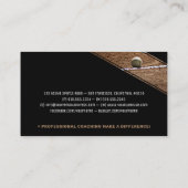 Entraîneur de baseball | Carte de visite de base-b (Dos)