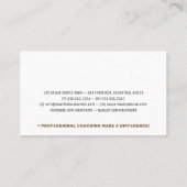 Entraîneur de baseball | Carte de visite de base-b (Dos)