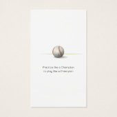 Entraîneur de baseball | Photo du joueur (Dos)