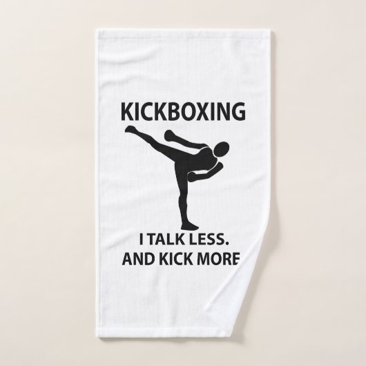 Entraîneur de boxe de kickboxing (Serviette à main)