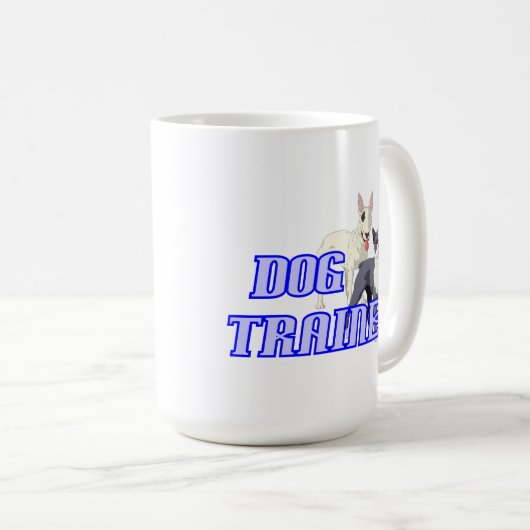 Entraîneur de chien café Mug (Devant droit)