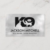 Entraîneur de chiens K9 - Carte de visite comporte (Devant)