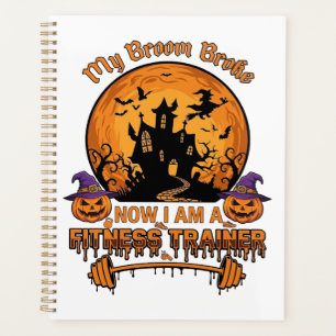 Entraîneur de fitness Halloween Balai Cassé Sorciè