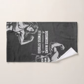 Entraîneur de fitness moderne Bodybuilding Instruc (Serviette à main)