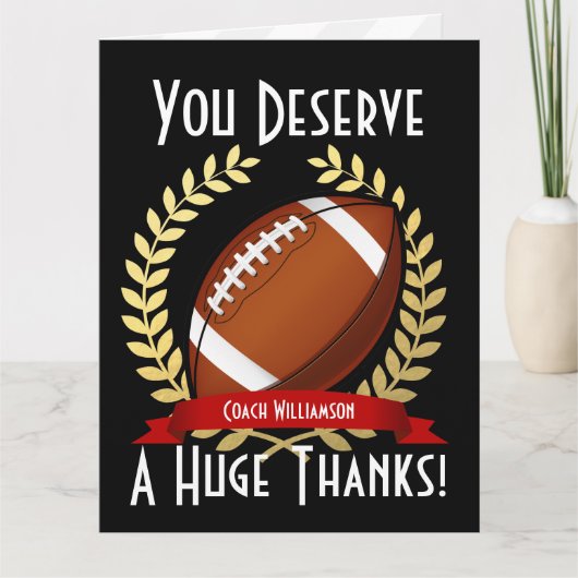 Entraîneur de Football Géant Merci (Devant)