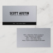 Entraîneur de forme physique - cartes de visite (Devant / Derrière)