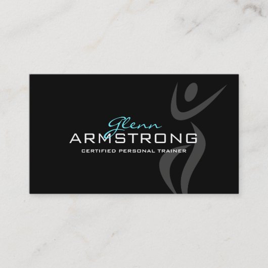Entraîneur de forme physique - cartes de visite (Devant)