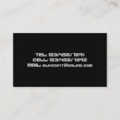 Entraîneur de forme physique - cartes de visite (Dos)