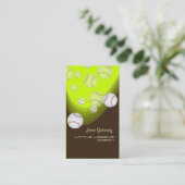 Entraîneur de Little League cartes de visite de ba (Debout devant)