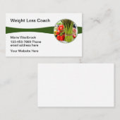 Entraîneur de perte de poids Cartes de visite mode (Devant / Derrière)