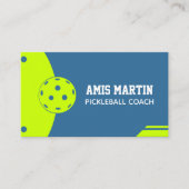 entraîneur de pickleball Carte de visite d'entraîn (Devant)