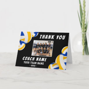 Entraîneur de volley-ball Merci Photo d'équipe per