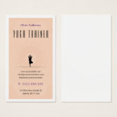 Entraîneur de yoga | Professeur professionnel (Devant & derrière)