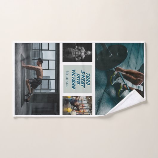 Entraîneur fitness studio (Serviette à main)