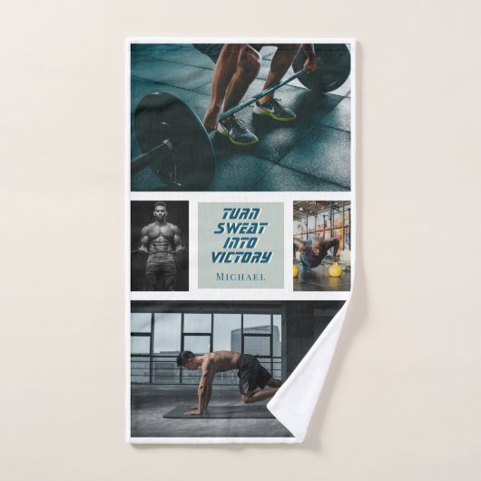 Entraîneur fitness studio (Serviette à main)