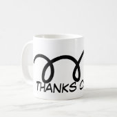 Entraîneur merci ! Tasse de tennis (Devant gauche)