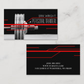 Entraîneur personnel, Carte de visite de remise en (Devant / Derrière)