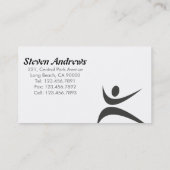 Entraîneur personnel - cartes de visite (Dos)