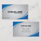 Entraîneur personnel - cartes de visite (Devant / Derrière)