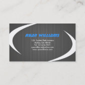 Entraîneur personnel - cartes de visite (Dos)