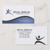 Entraîneur personnel - cartes de visite (Devant / Derrière)