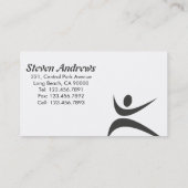 Entraîneur personnel - cartes de visite (Dos)