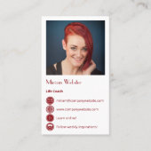 Entraîneur professionnel Carte de visite personnal (Devant)