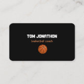 entraîneur professionnel de basket-ball Carte de v (Devant)