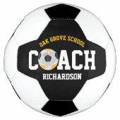 Entraîneur sportif de football - Or (Devant)