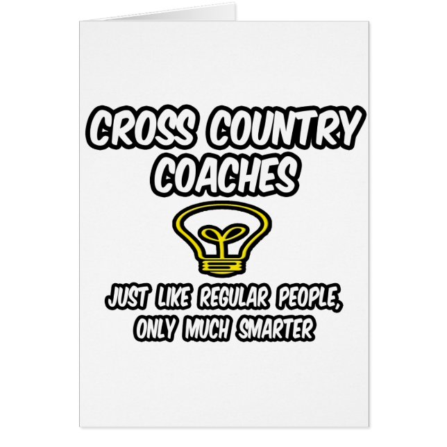 Entraîneurs de cross-country...plus intelligent (Devant)