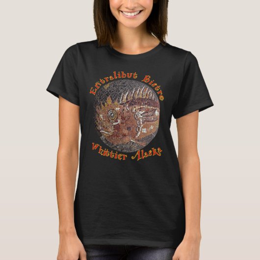 Entralibut Bistro Whittier Alaska Entrails 24 7 T-shirt (Voorkant)