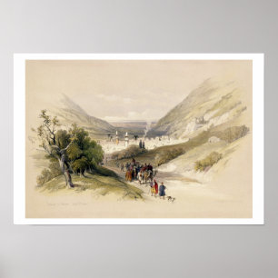 Entrance to Nablous, 17 april 1839, bord 41 van Poster