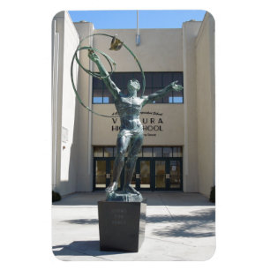 Entrance, Ventura High School, Californië Magneet
