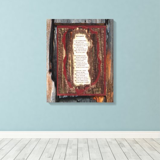 Entrapment Canvas Afdruk (Insitu (Houten vloer))