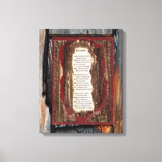 Entrapment Canvas Afdruk (Voorkant)