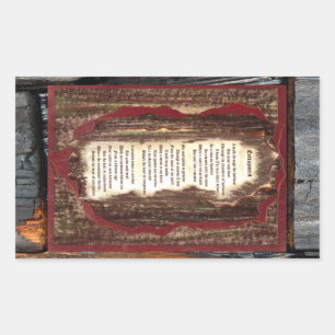 Entrapment Rechthoekige Sticker