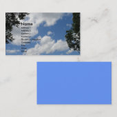 Entre 2 Cartes de visite d'arbres (Devant / Derrière)