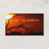 Entre le Carte de visite du coucher de soleil (Dos)