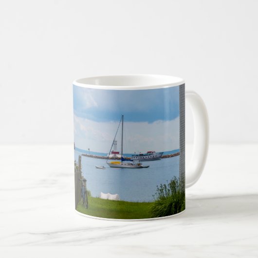 Entre Les Maisons Café Mug (Devant droit)