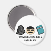 Entre un rocher et un aimant à l'endroit difficile (Recto/Verso)