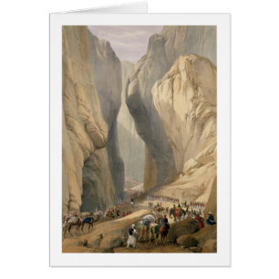 Entrée au passage de Bolan de Dadur, de 'Sketc
