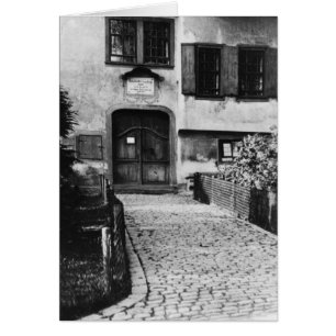 Entrée de la maison de Johann Sebastian Bach