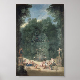 Entrée du Labyrinthe - Garden of Versailles Poster