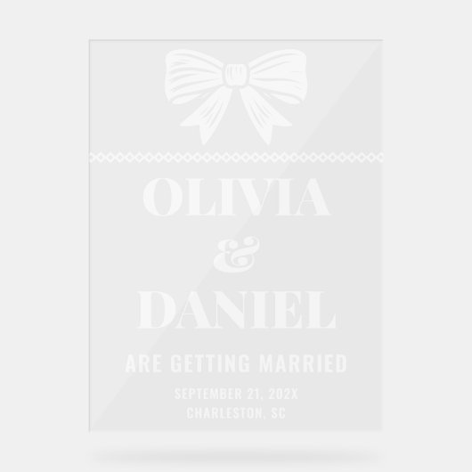 Entrée du Mariage de typographie en gras (Recto)