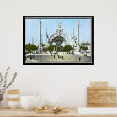 Entrée du Poster vintage Paris Expo 1900 (Cuisine)