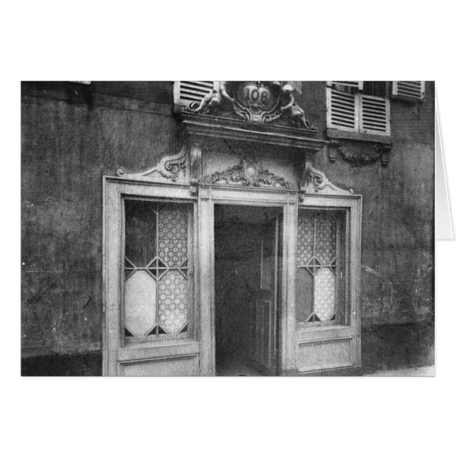 Entrée d'un bordel à Paris (Devant horizontal)