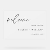 Entrée moderne Mariage d'accueil givré (Recto)