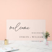 Entrée moderne Mariage d'accueil givré (Mariage)